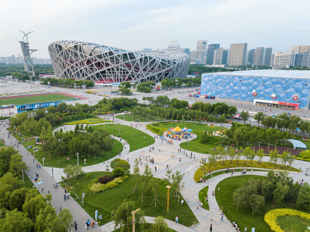 北京奥林匹克中心区华丽转身,成城市绿心新地标 北京奥林匹克中心区华丽转身,成城市绿心新地标